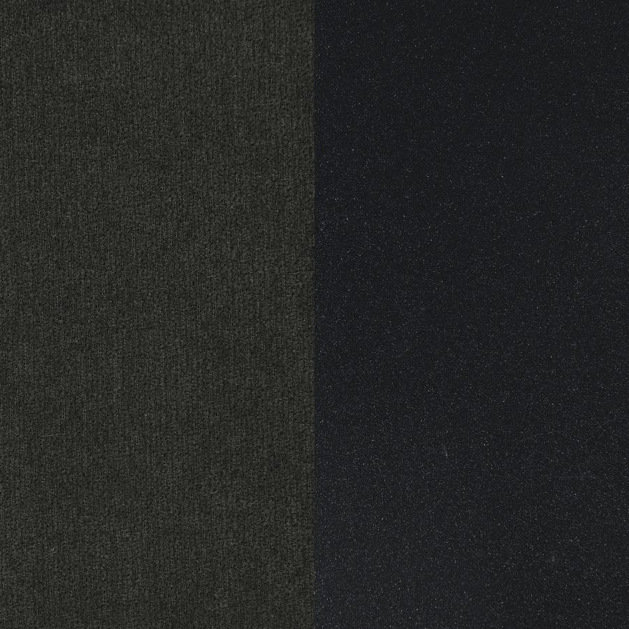Emma Fabric Upholstered Dining Arm Chair Charcoal (Set of 2) - 115593