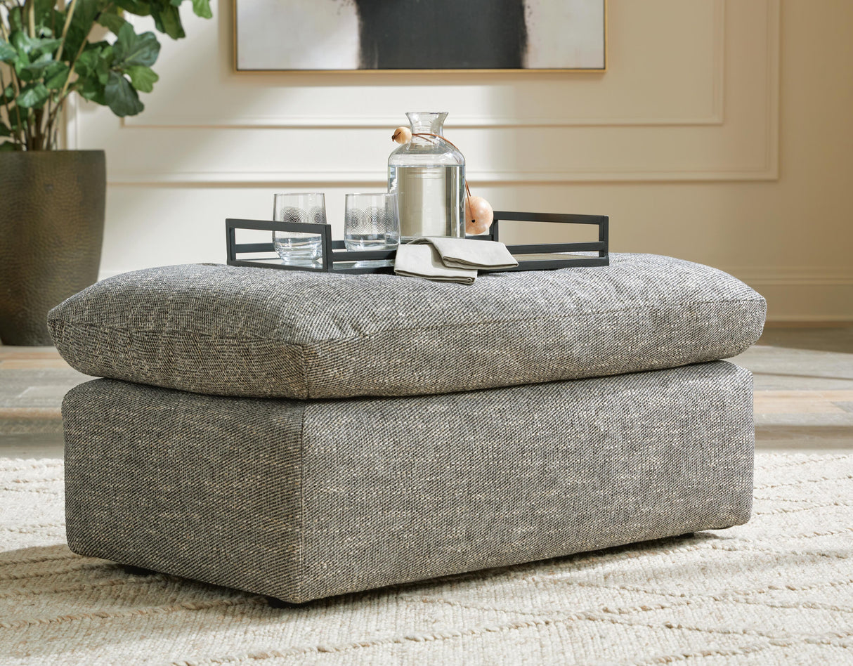 Dramatic Oversized Chair and Ottoman - 11702U2