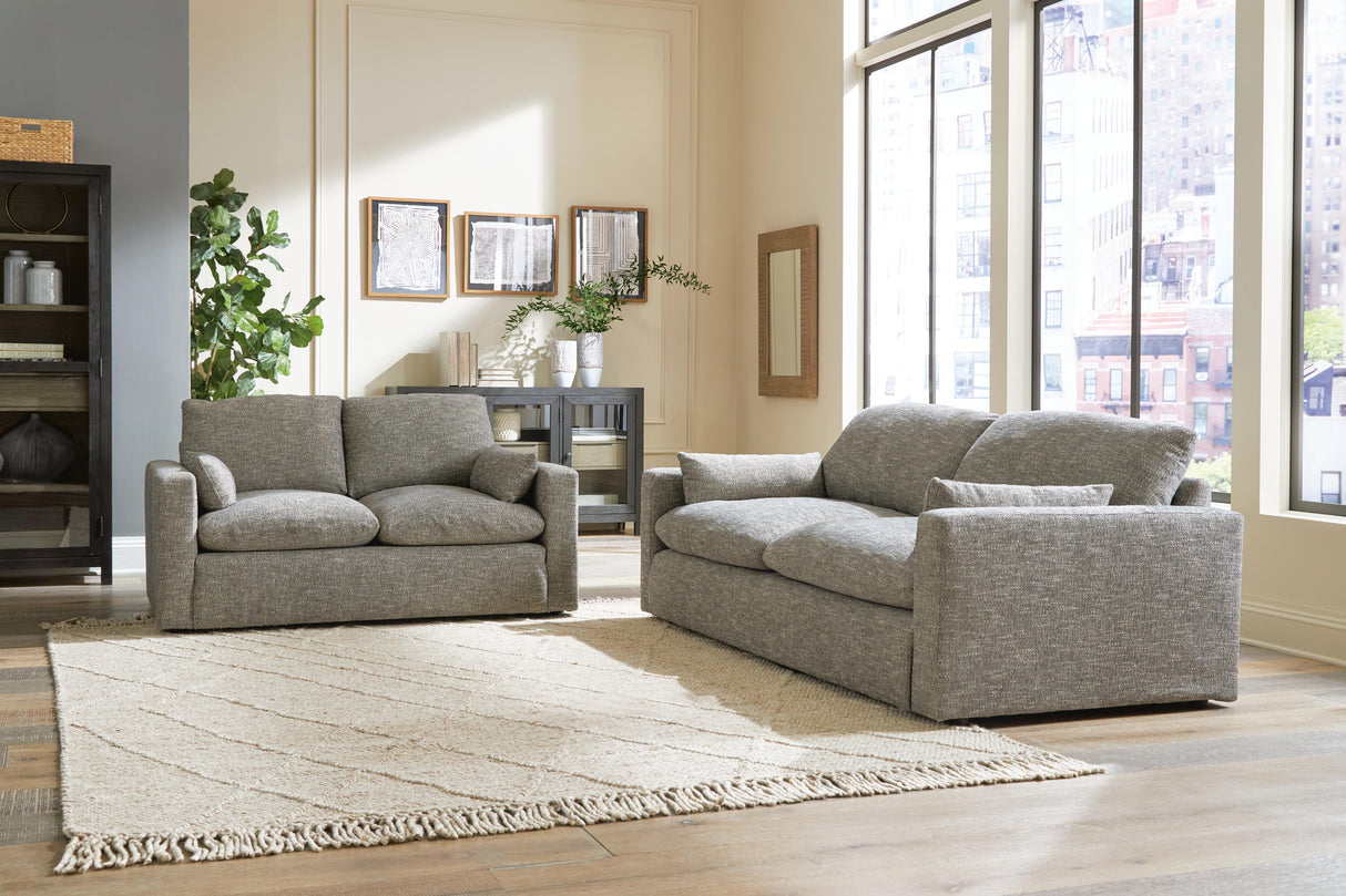 Dramatic Sofa, Loveseat, Oversized Chair and Ottoman - 11702U3