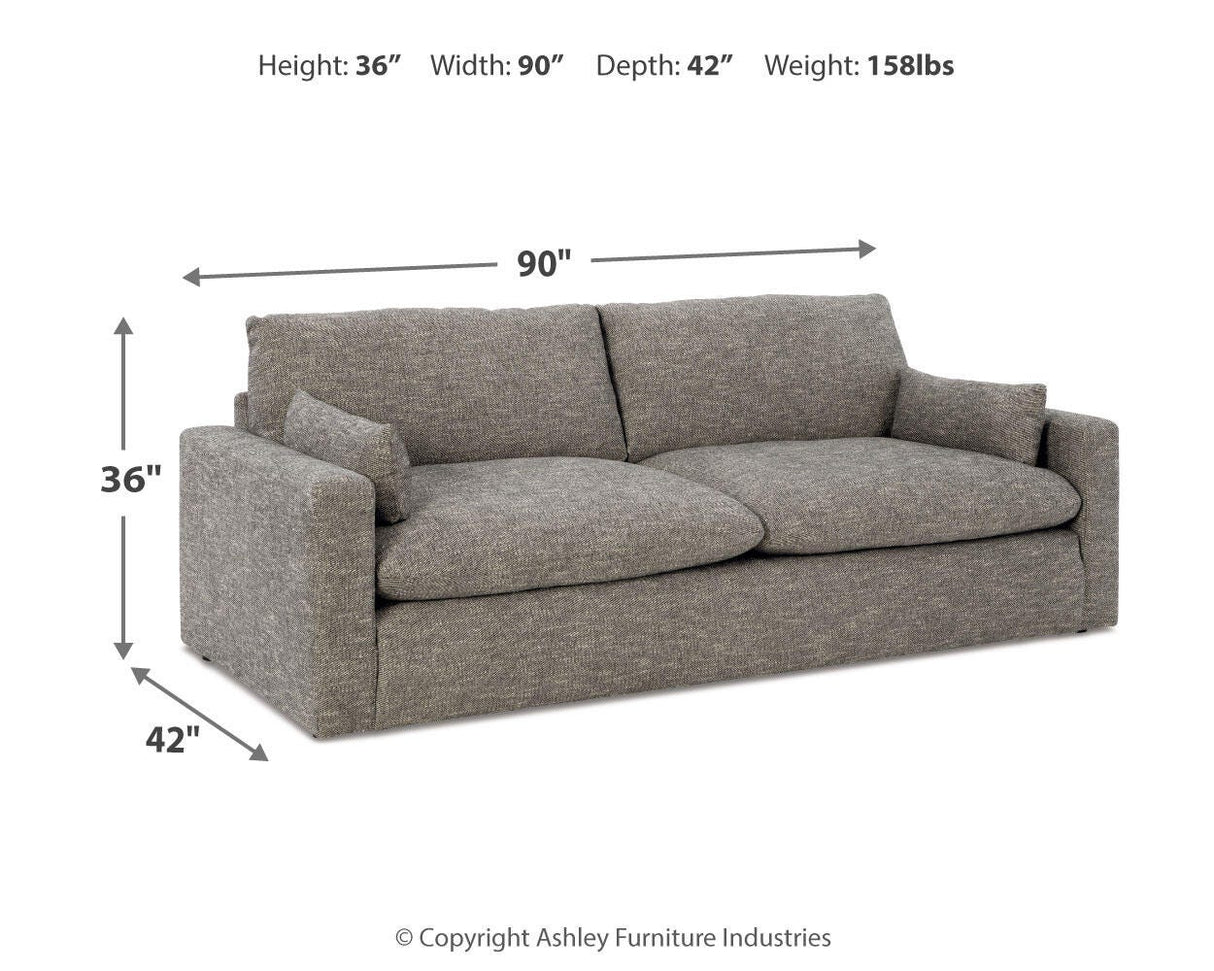 Dramatic Sofa, Loveseat, Oversized Chair and Ottoman - 11702U3