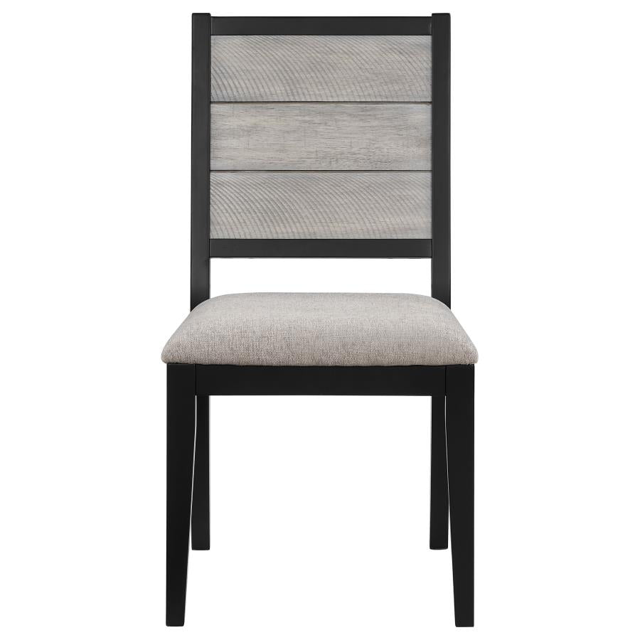 Elodie 5-piece Rectangular Extension Leaf Dining Set Black - 121221-S5