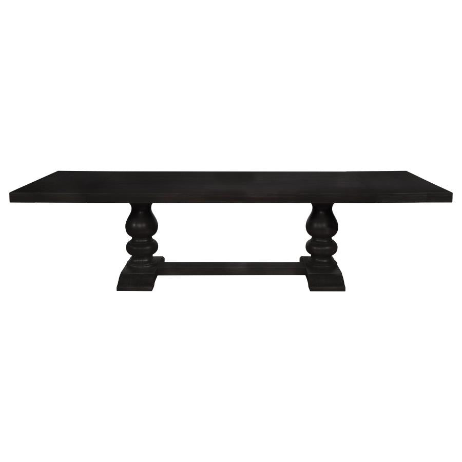 Phelps 5-piece Rectangular Dining Table Set Distressed Noir - 121231-S5
