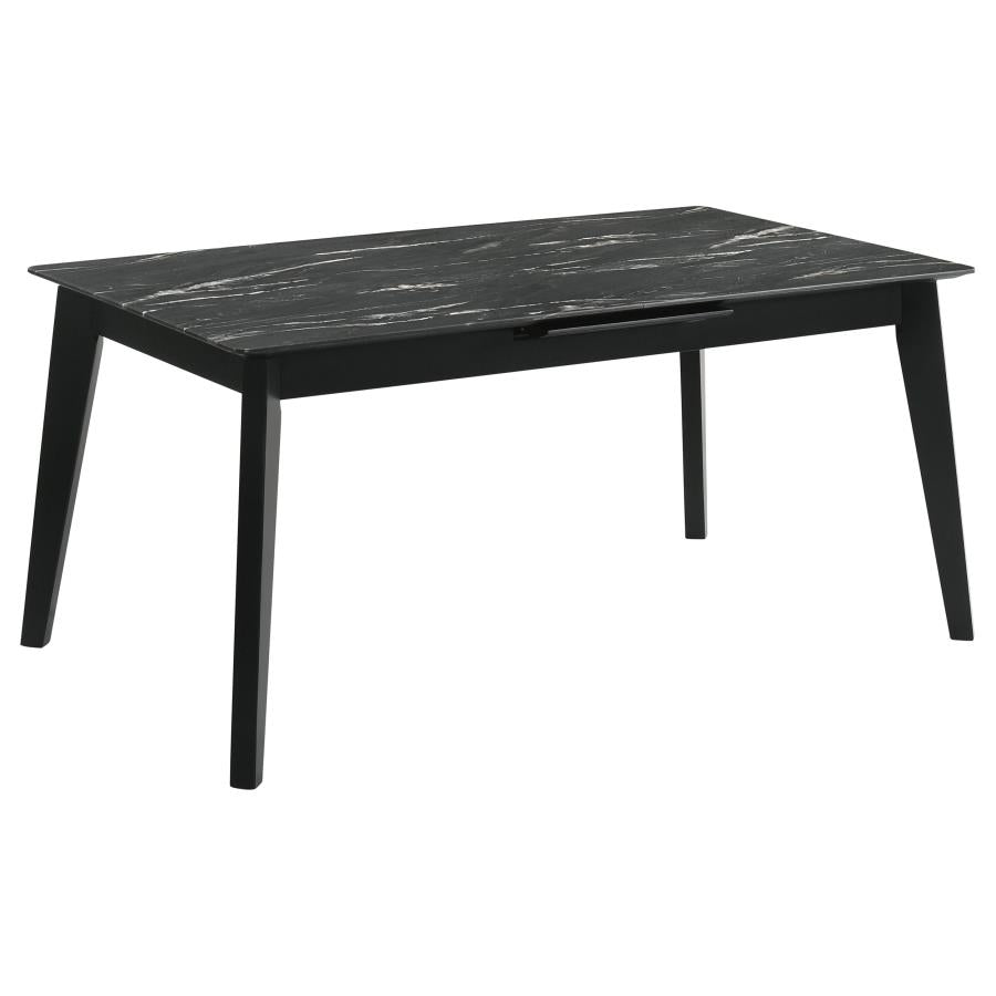 Crestmont 7-piece Extension Leaf Dining Table Set Black - 121251-S7