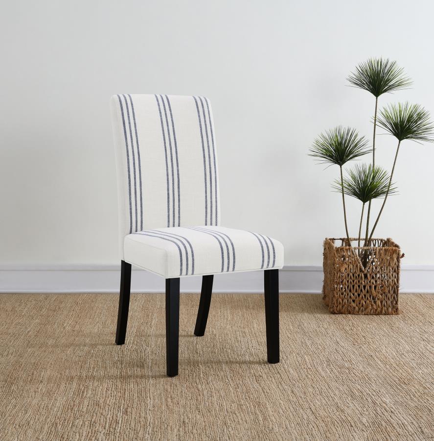 Herran Upholstered Dining Side Chair Beige (Set of 2) - 121782
