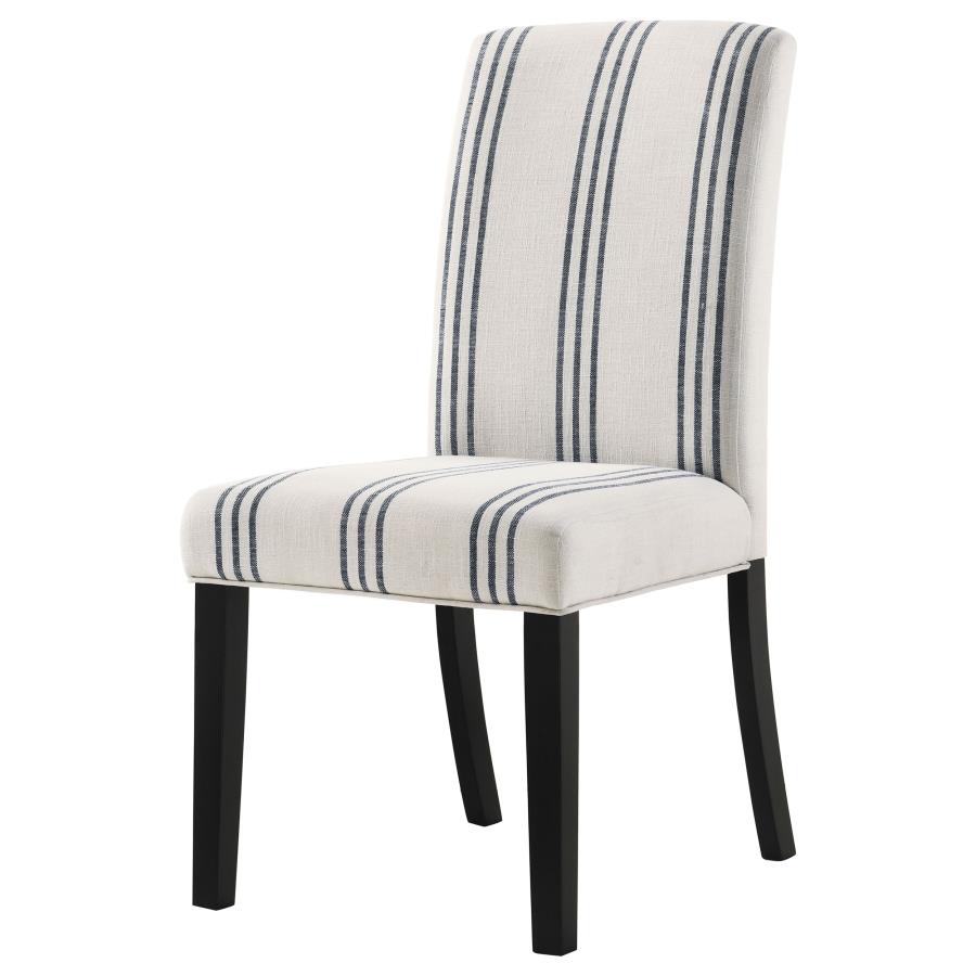 Herran Upholstered Dining Side Chair Beige (Set of 2) - 121782