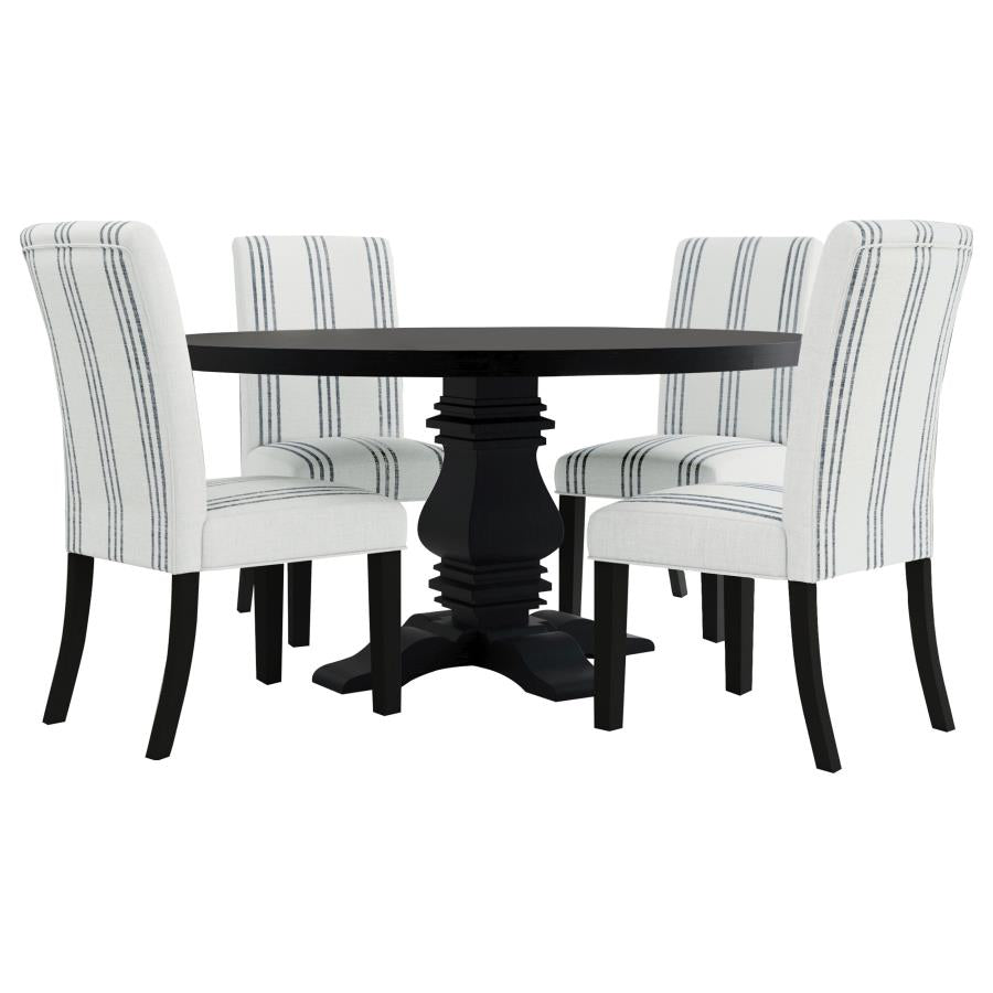 Herran Upholstered Dining Side Chair Beige (Set of 2) - 121782
