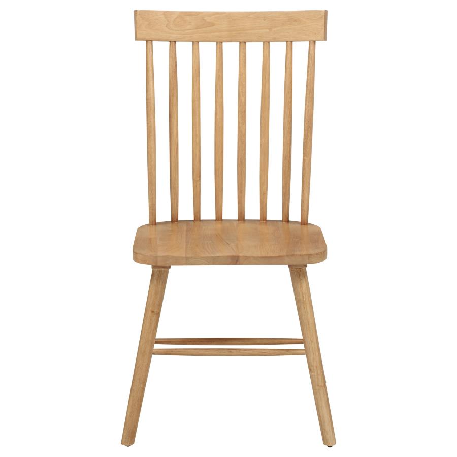 Andrews Windsor Spindle Back Dining Side Chair Light Ash (Set of 2) - 122502