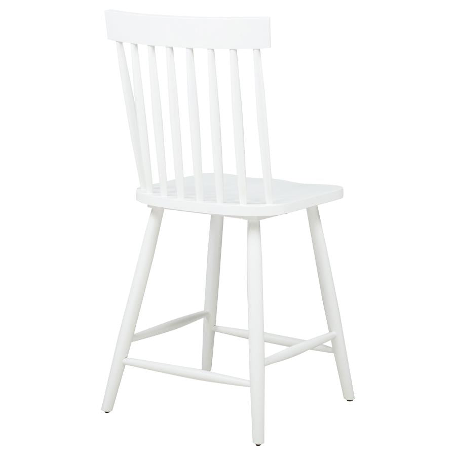 Andrews Windsor Counter Height Dining Side Chair White (Set of 2) - 122509WHT