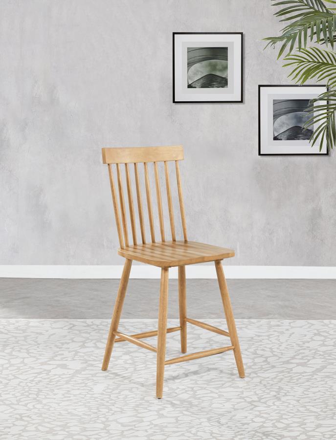 Andrews Windsor Counter Height Dining Side Chair Light Ash (Set of 2) - 122509
