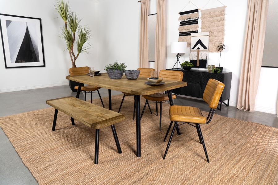 Maverick 70-inch Solid Wood Dining Table Natural Mango - 123041