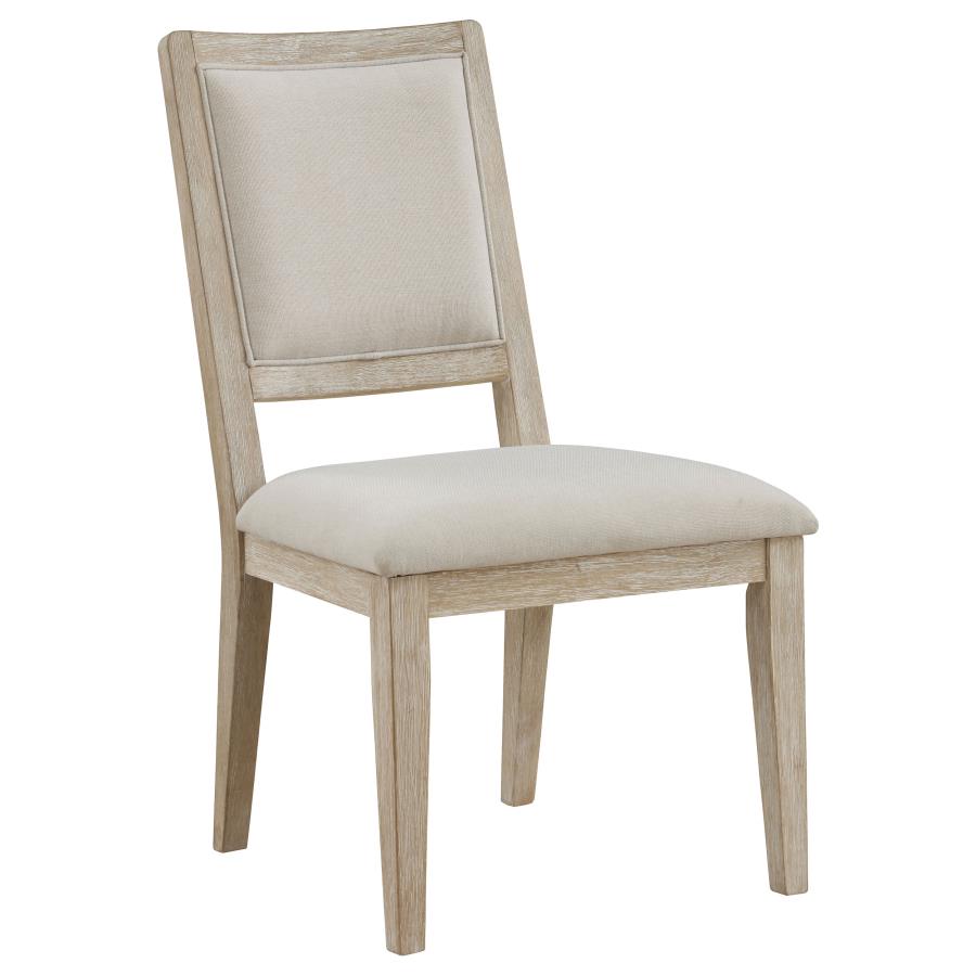 Trofello Cushioned Dining Side Chair White Washed (Set of 2) - 123122