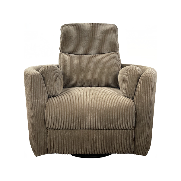 HOMECREATIVE LIGHT BROWN WYATT PWR GL RECLINER - HCD125LB