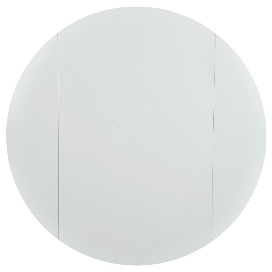 Bucknell 3-piece Round Drop Leaf Dining Table Set White - 130005WHT