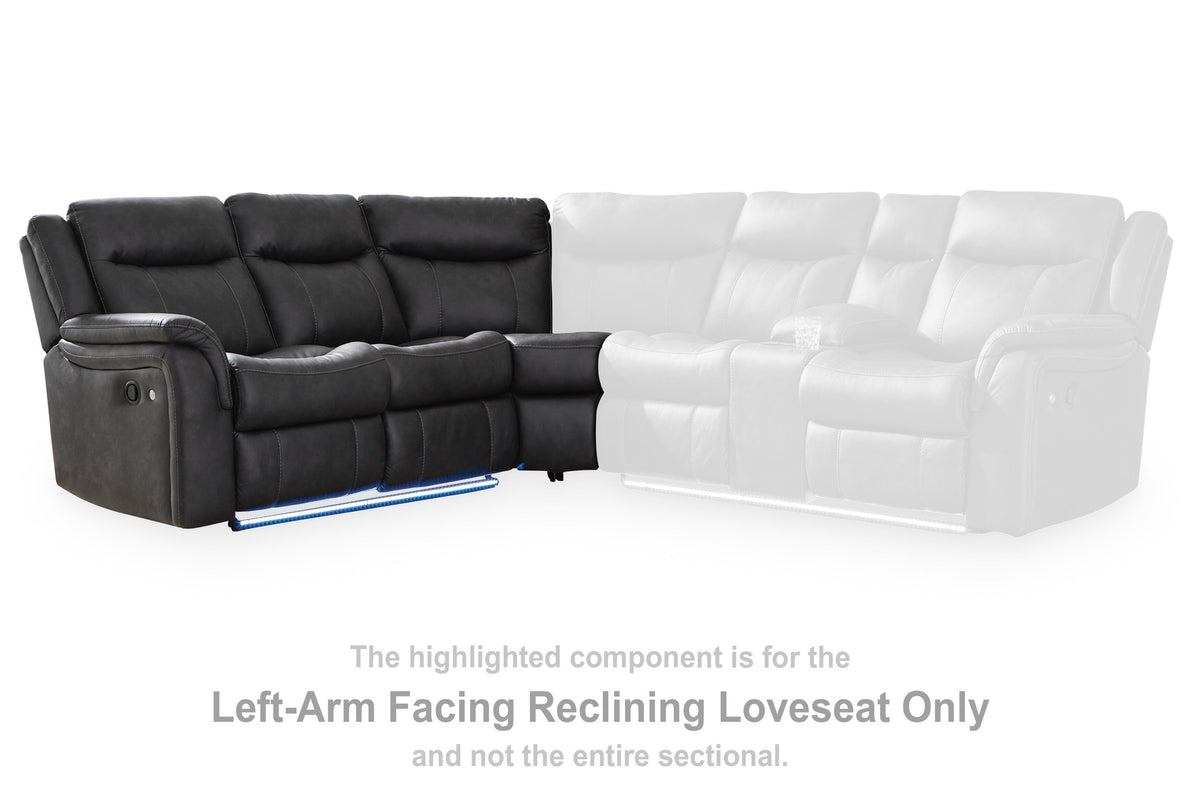 Sultan Meadow Left-Arm Facing Reclining Loveseat - PC1300148