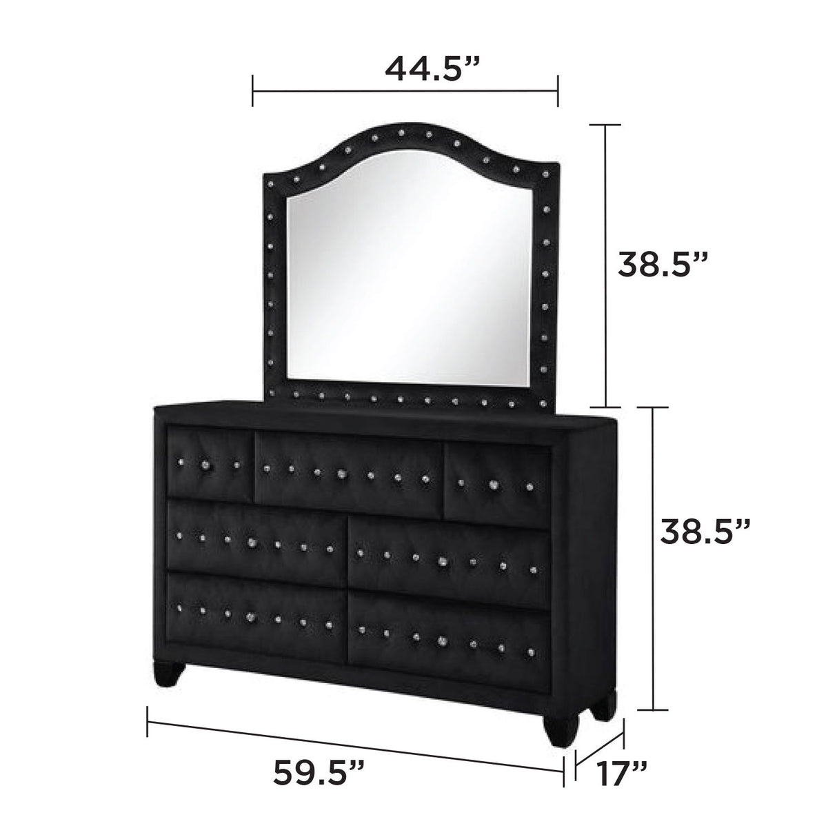 Sophia - 5 Piece Bedroom Set