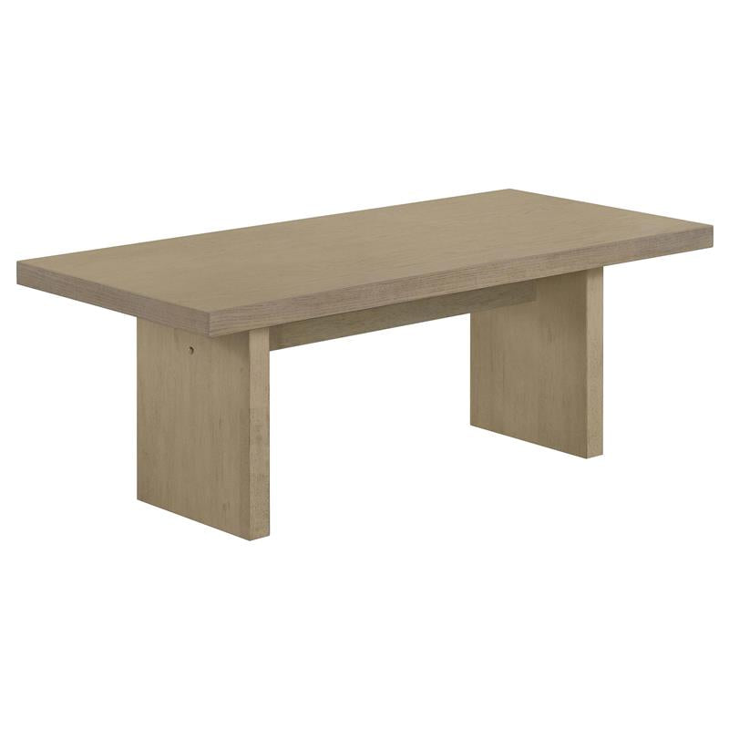 Decker 47-Inch Rectangular Cocktail Coffee Table Natural Oak - 706468