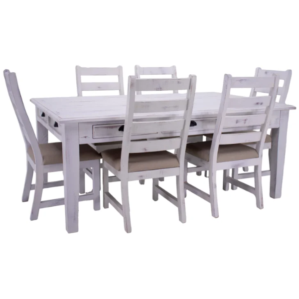 Joanna Dining Table & 6 Chairs - MJ155T+MJ155Cx6