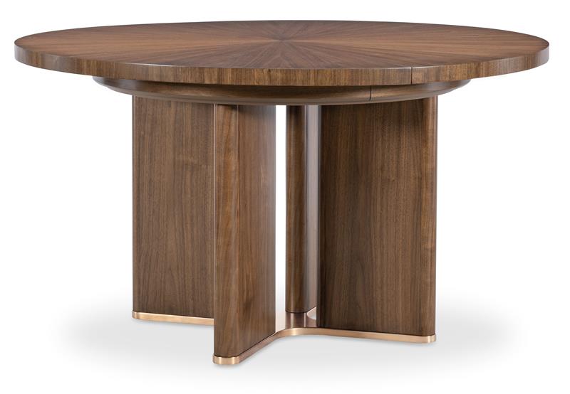 Eleana Round Dining Table with One 20-inch Leaf - 7252-75203-85