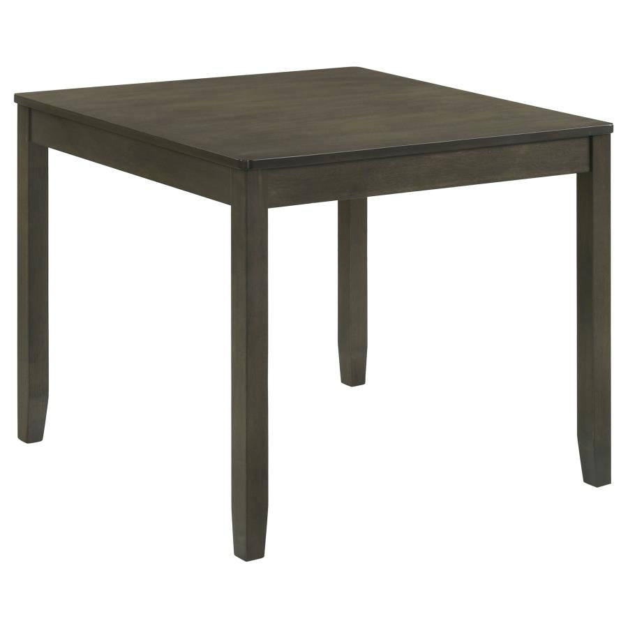 Parkwood 5-piece Square Dining Table Set Charcoal - 150410
