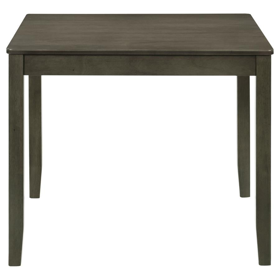 Parkwood 5-piece Square Dining Table Set Charcoal - 150410