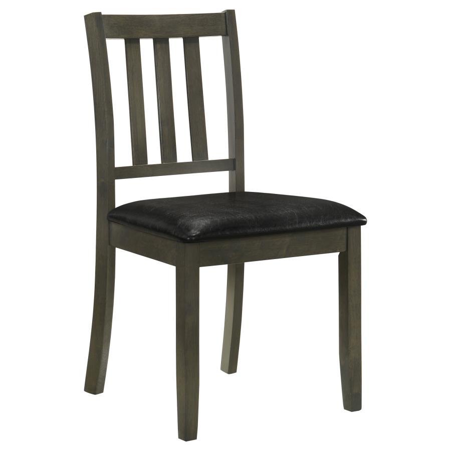 Parkwood 5-piece Square Dining Table Set Charcoal - 150410