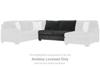 Hollyview Armless Loveseat - 1520534