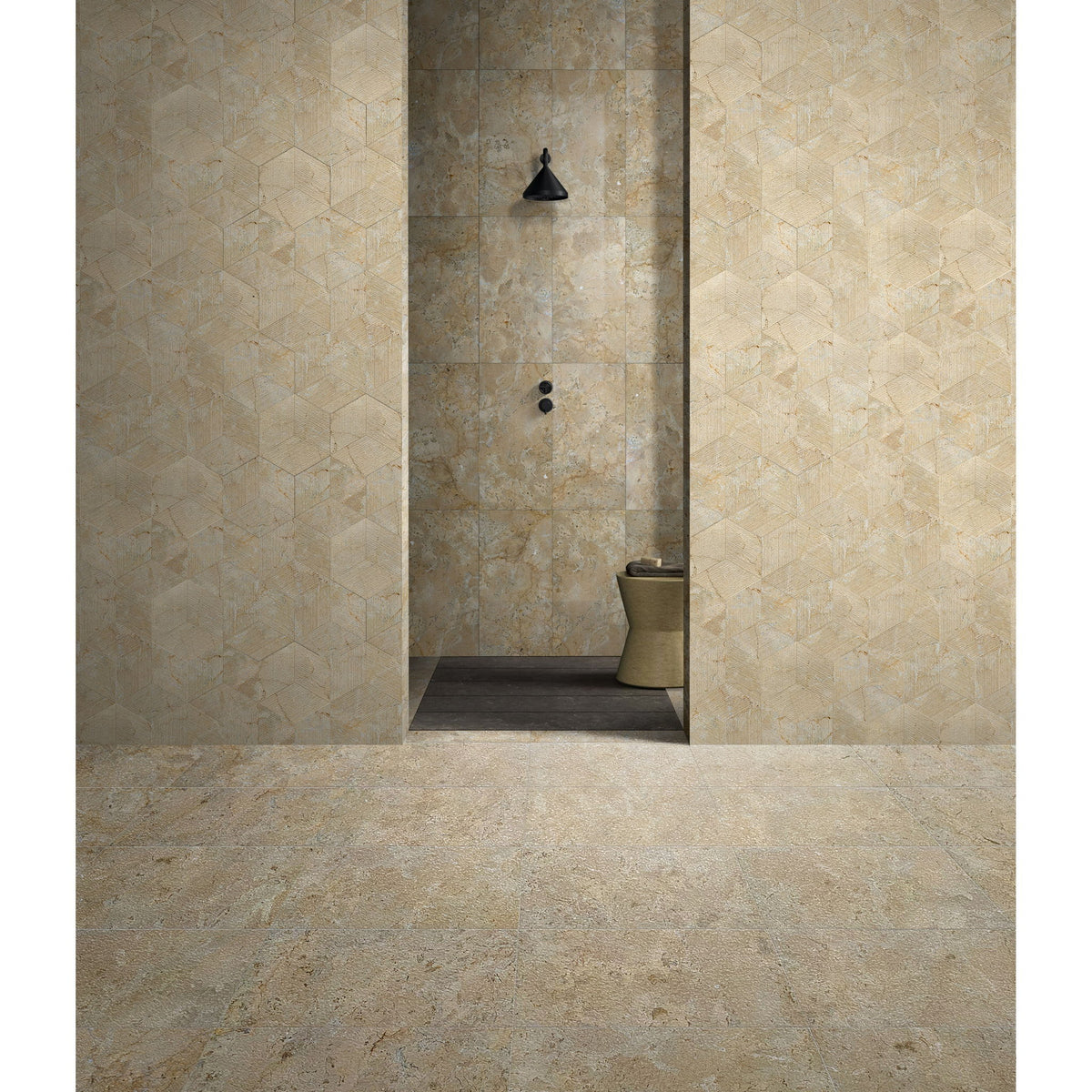 Natural Marble Polished Tile For Wall And Floor (Set of 4)