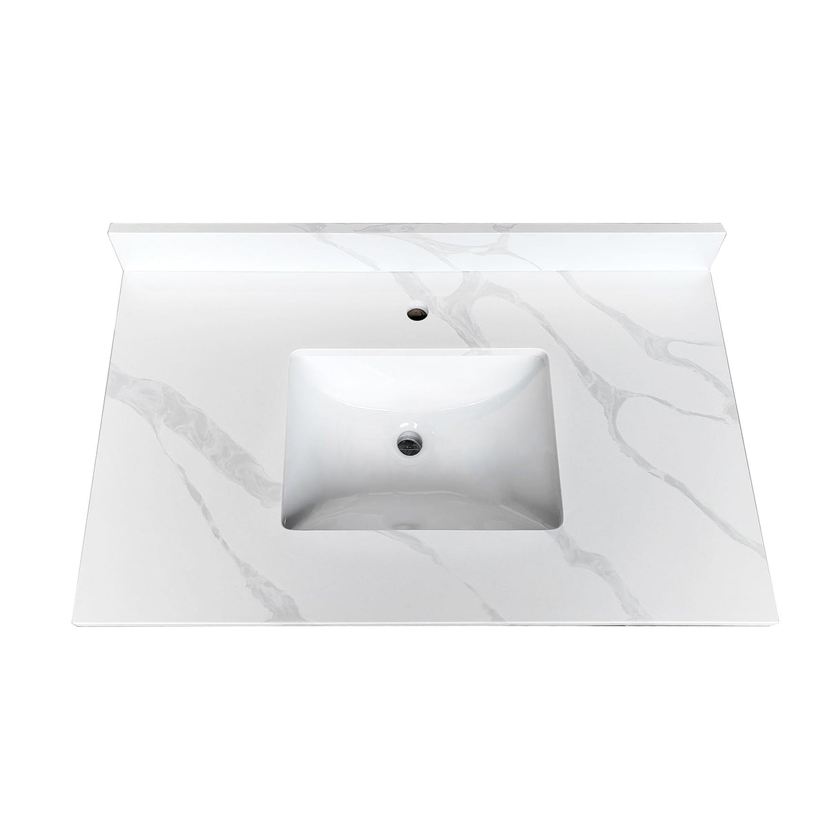 Bathroom Vanity Top With Undermount Single Bowl Sink