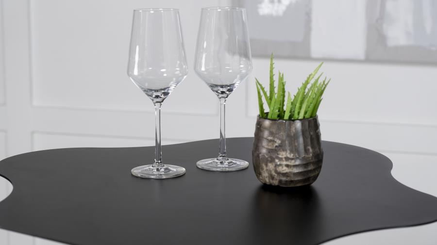 Keanu Curved 29-inch Cloud-Shaped Bistro Bar Table Black - 182230