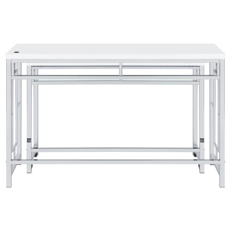 Jackson 4-piece Multipurpose Counter Height Table Set White - 182714