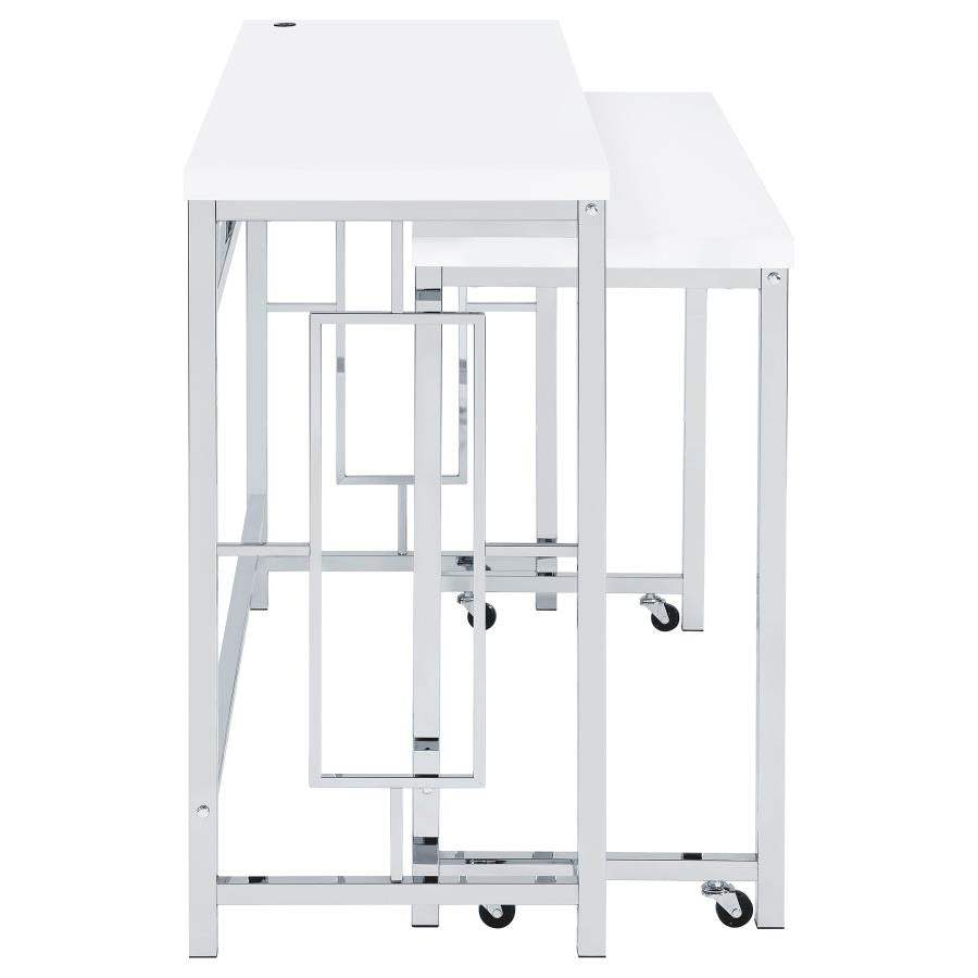 Jackson 4-piece Multipurpose Counter Height Table Set White - 182714