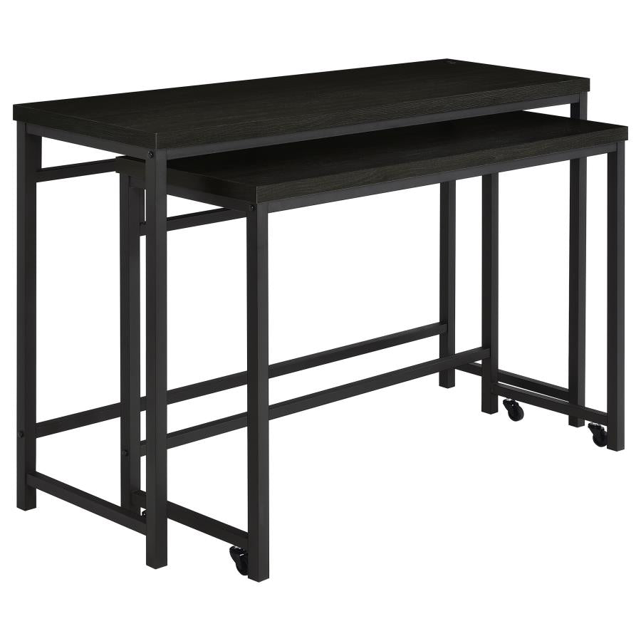 Hawes 4-piece Multipurpose Counter Height Table Set Black - 182724