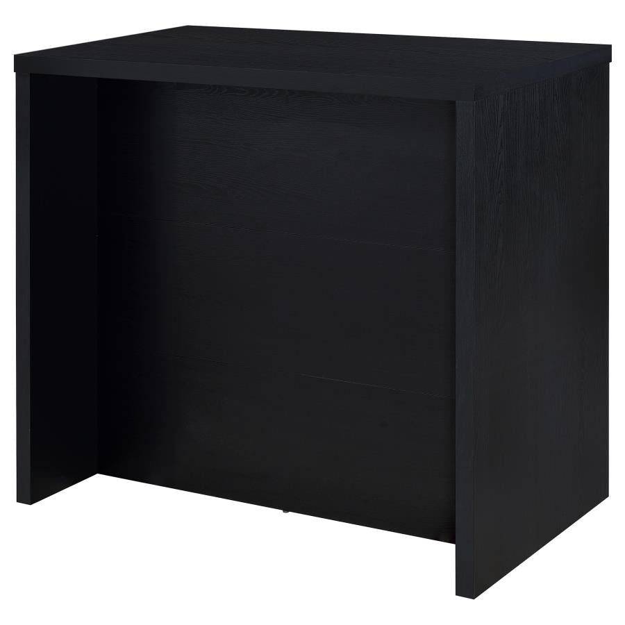 Topanga Engineered Wood Freestanding Home Bar Black - 182784