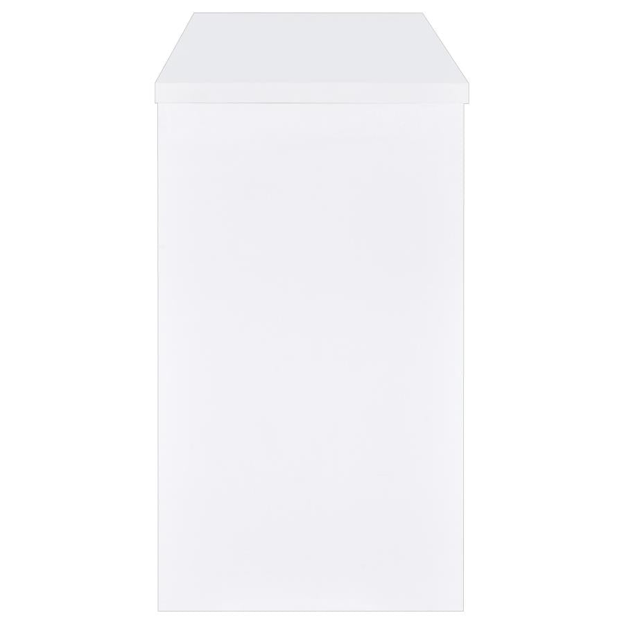 Topanga Engineered Wood Freestanding Home Bar White - 182786