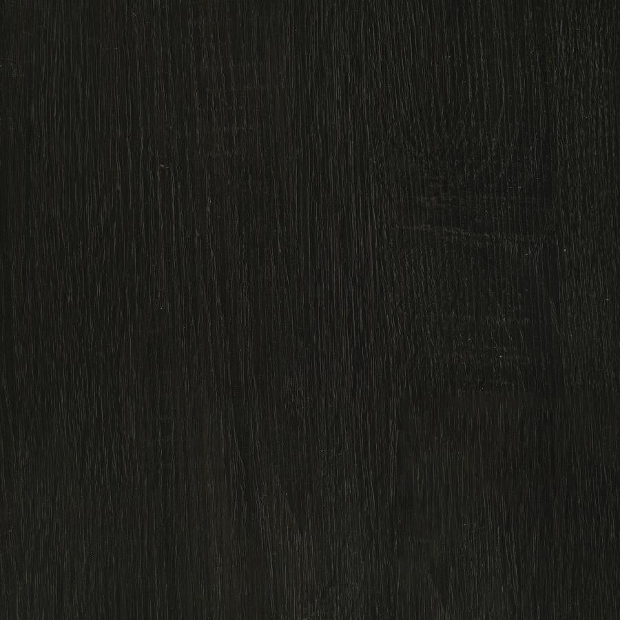 Risley 2-door Circular LED Wine Cabinet Dark Charcoal - 182799