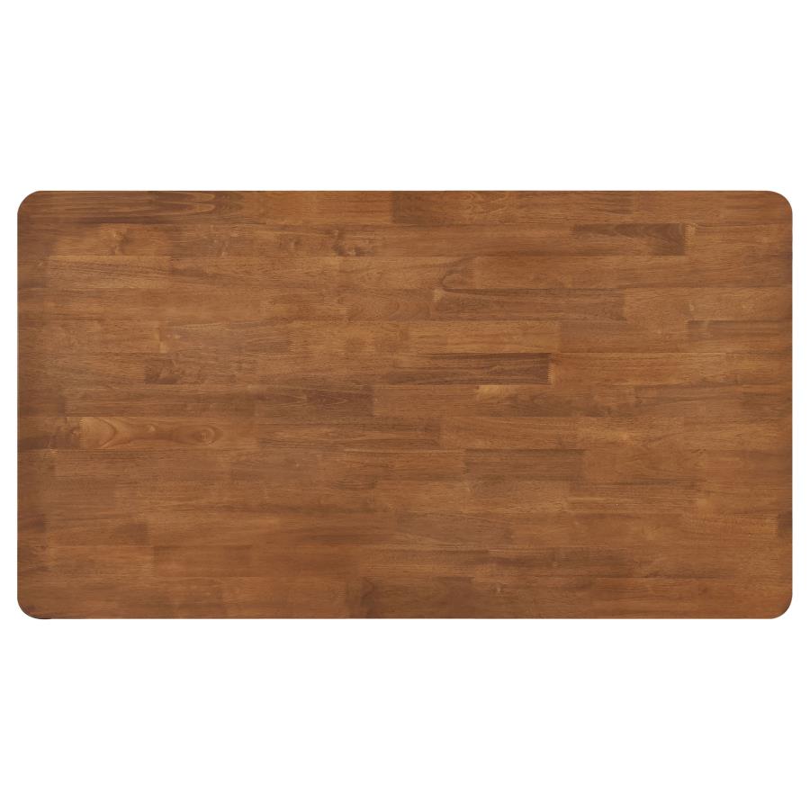 Hollyoak 5-piece Rectangular Dining Set Walnut and Black - 183041-S5