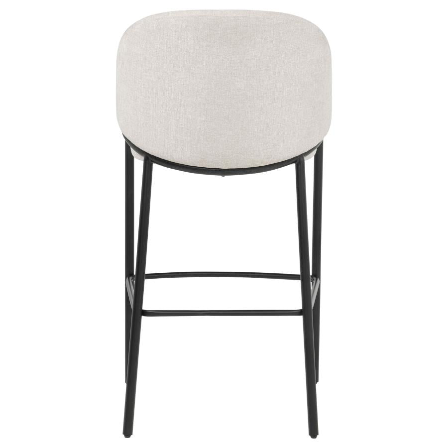 Chadwick Fabric Upholstered Bar Chair Beige (Set of 2) - 183437N
