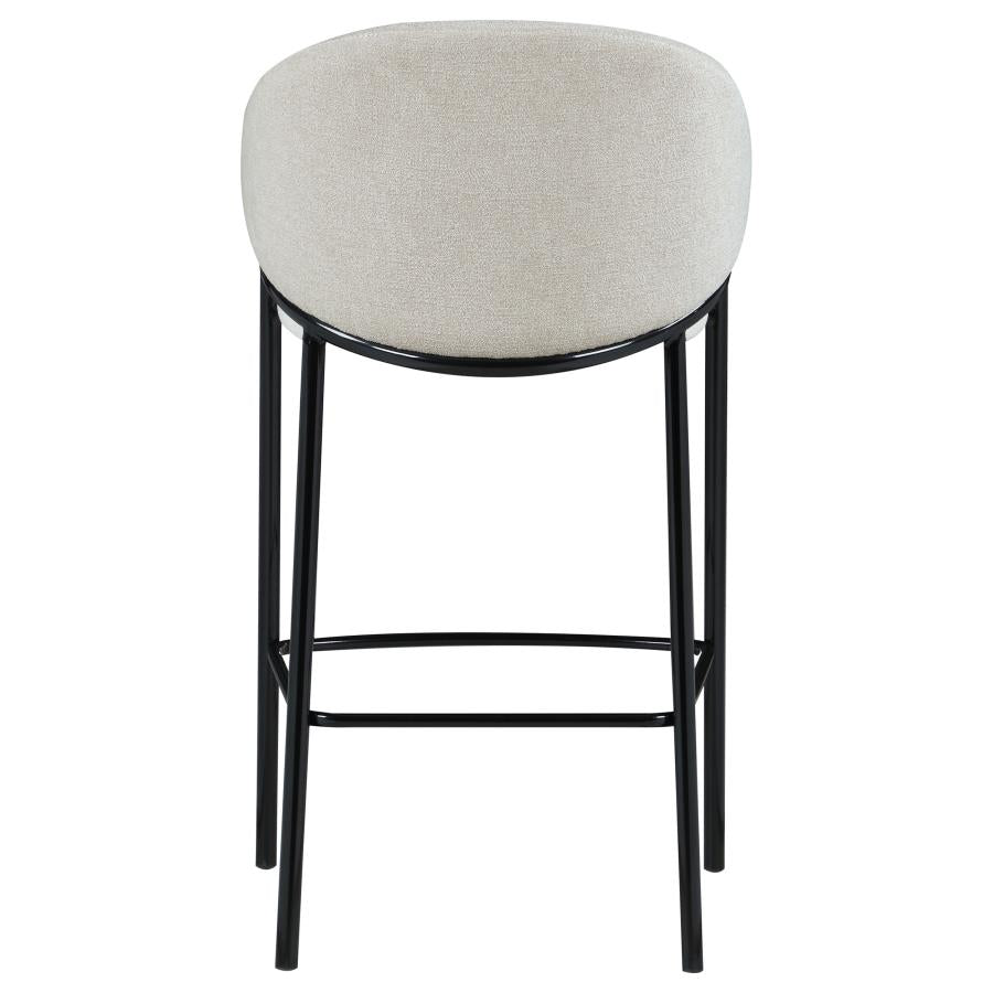 Chadwick Fabric Upholstered Bar Chair Beige (Set of 2) - 183437