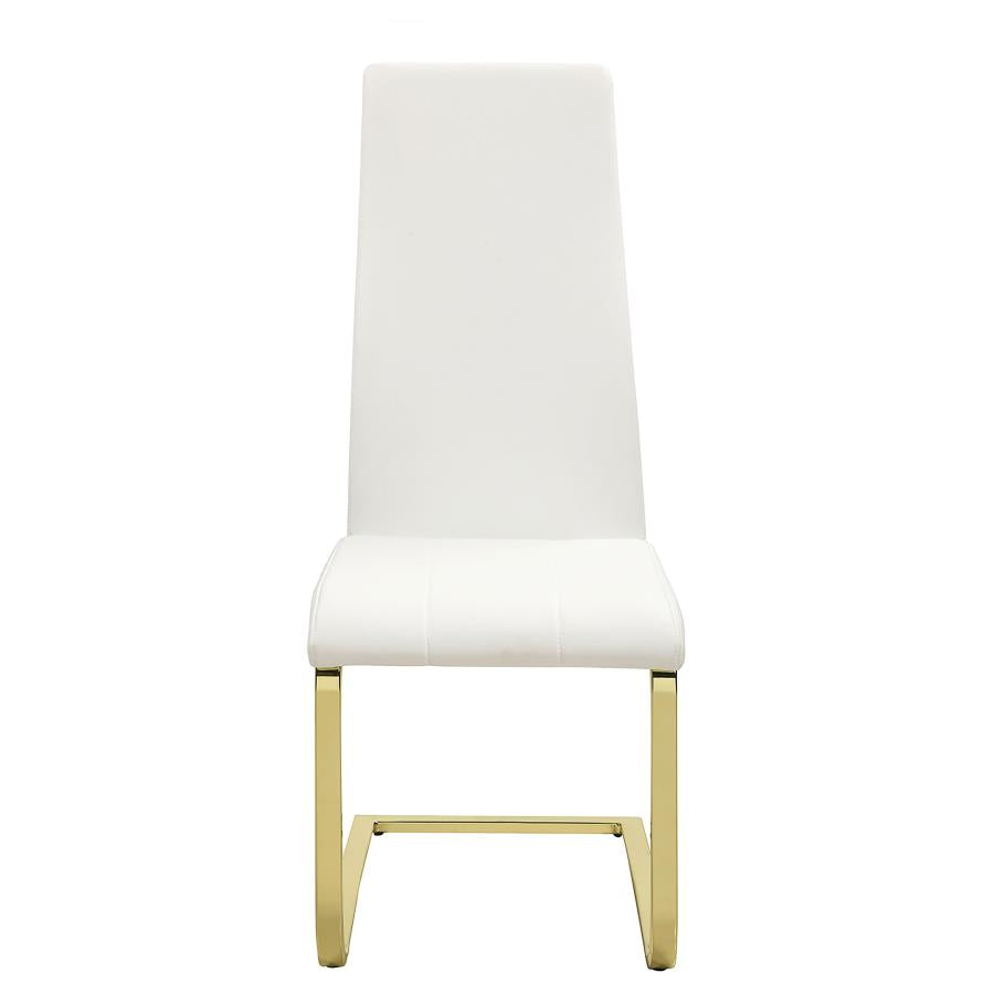 Montclair Upholstered Dining Side Chair White (Set of 4) - 190512
