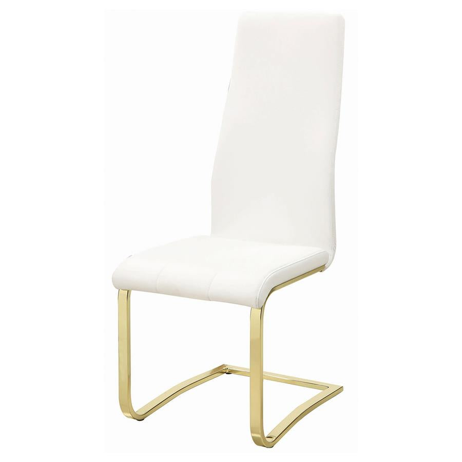 Montclair Upholstered Dining Side Chair White (Set of 4) - 190512