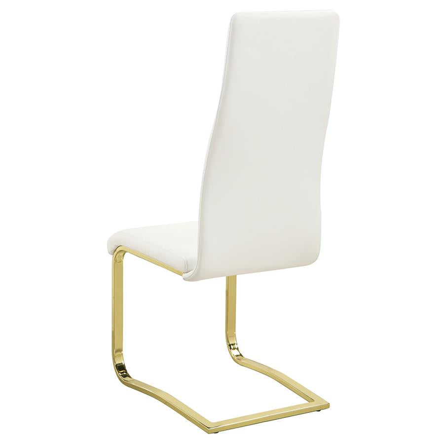Montclair Upholstered Dining Side Chair White (Set of 4) - 190512