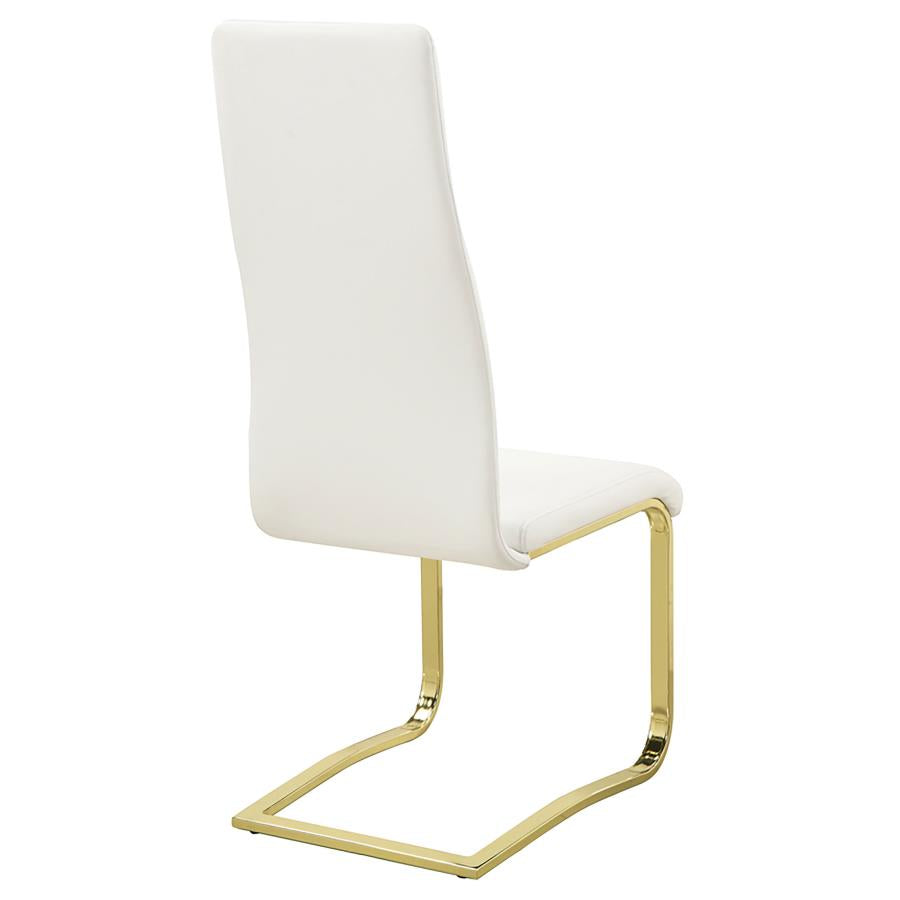 Montclair Upholstered Dining Side Chair White (Set of 4) - 190512