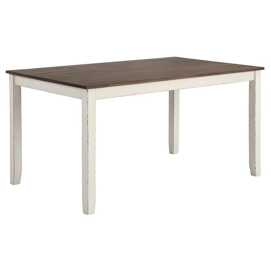 Fortress 7-piece Rectangular Dining Set Vintage Vanilla - 190721