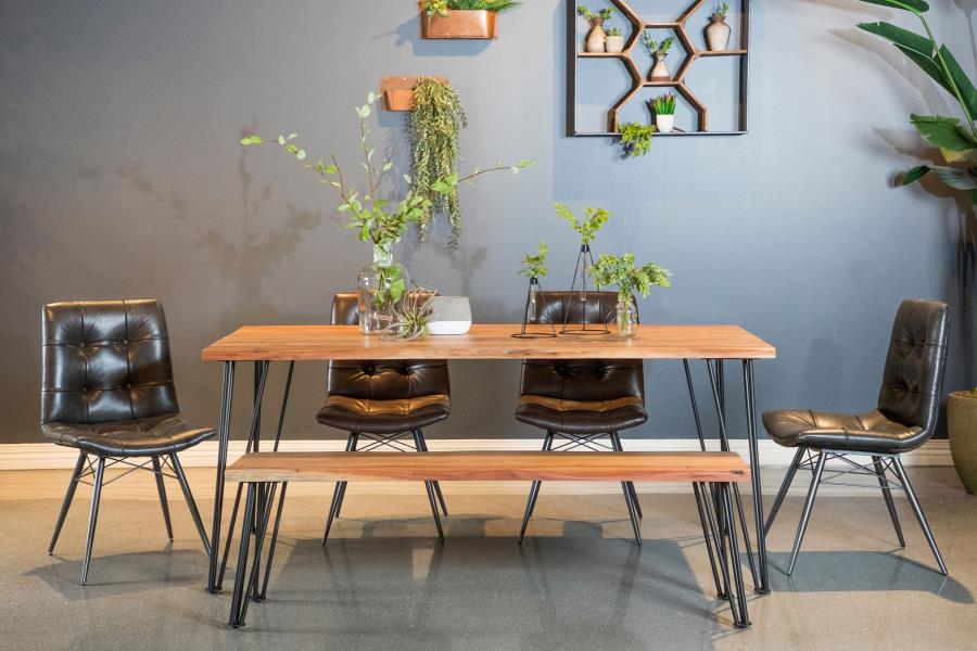 Sherman Wood Dining Bench Natural Acacia - 190913