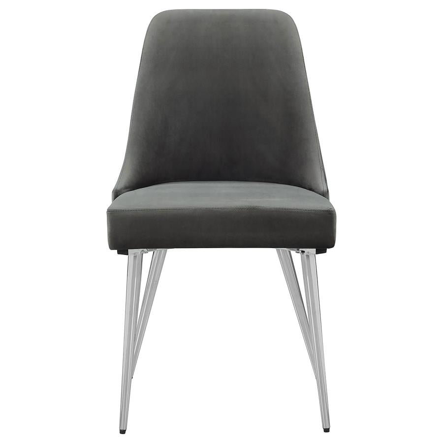 Cabianca Upholstered Dining Side Chair Grey (Set of 2) - 191442