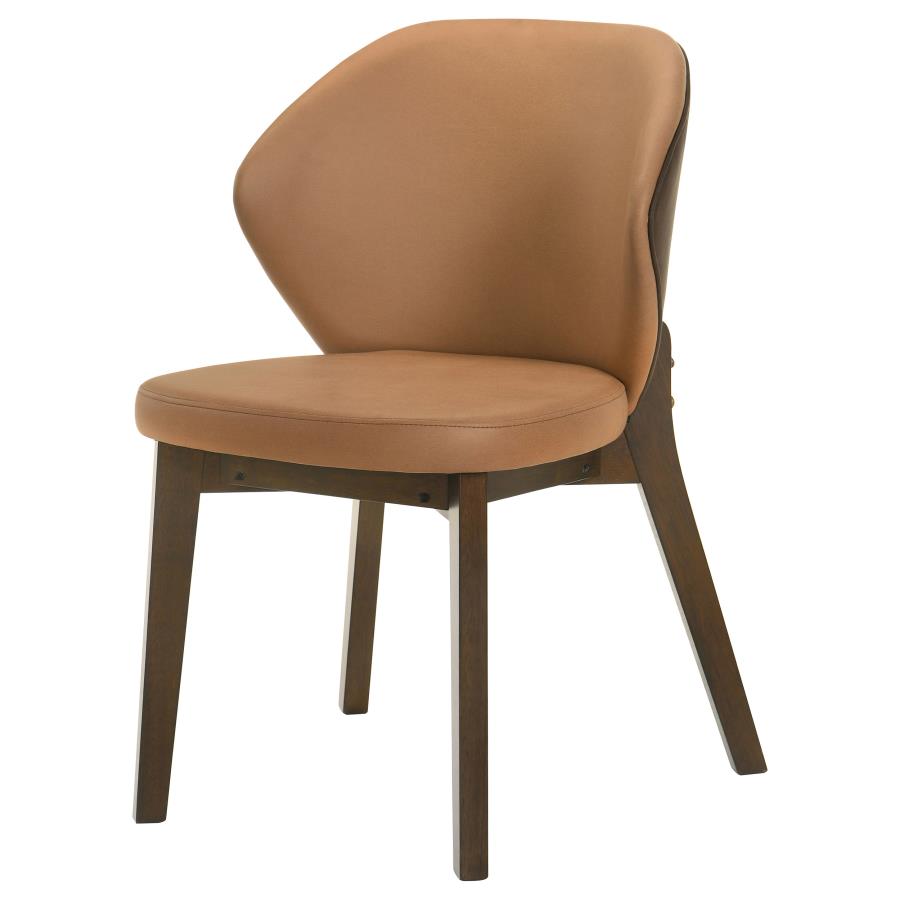 Randolph Dining Side Chair Butterscotch and Brown (Set of 2) - 192522