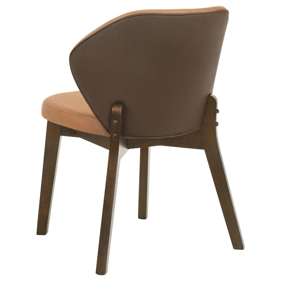 Randolph Dining Side Chair Butterscotch and Brown (Set of 2) - 192522