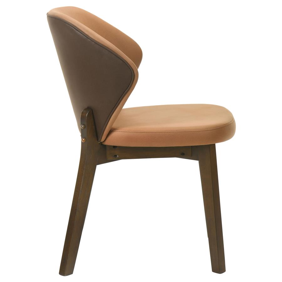 Randolph Dining Side Chair Butterscotch and Brown (Set of 2) - 192522