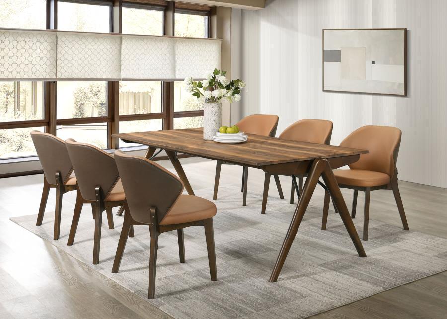Randolph Dining Side Chair Butterscotch and Brown (Set of 2) - 192522
