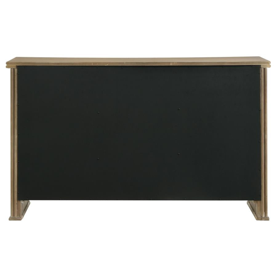 Adina 3-door 59-inch Sideboard Server Distressed Light Brown - 193615